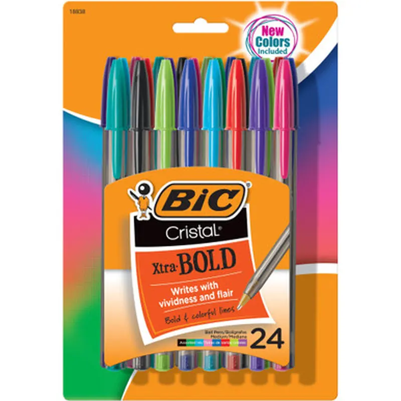BIC MSBAPP241-AST Cristal Ballpoint Pen