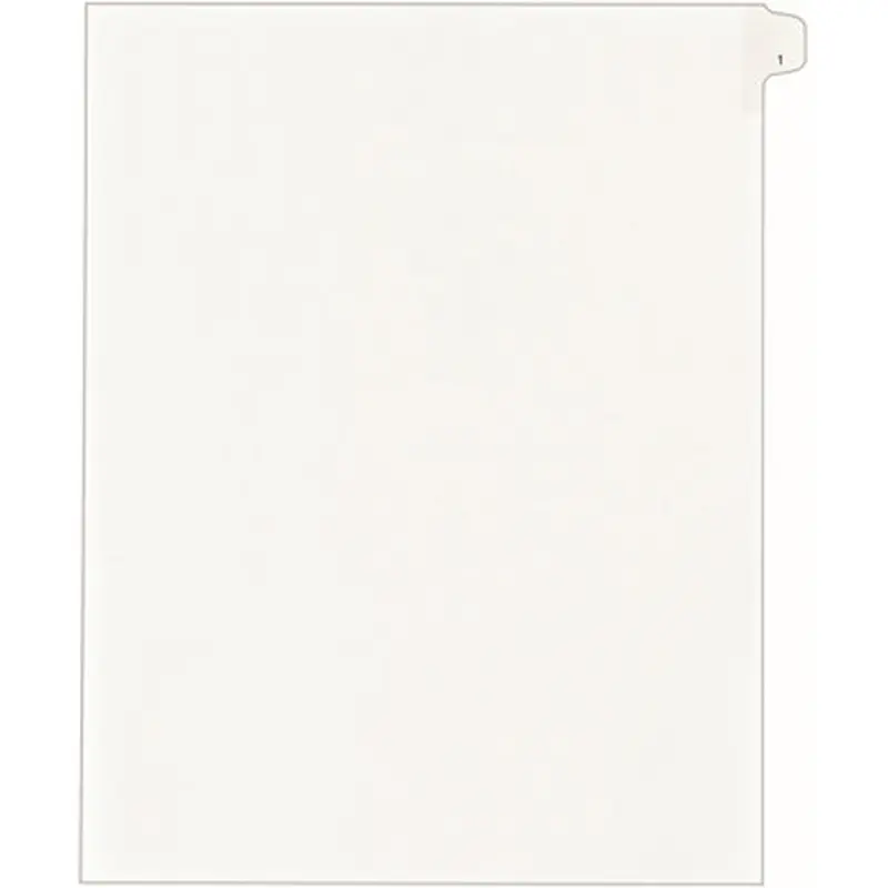 Avery 82199 Alllstate Style Individual Legal Dividers