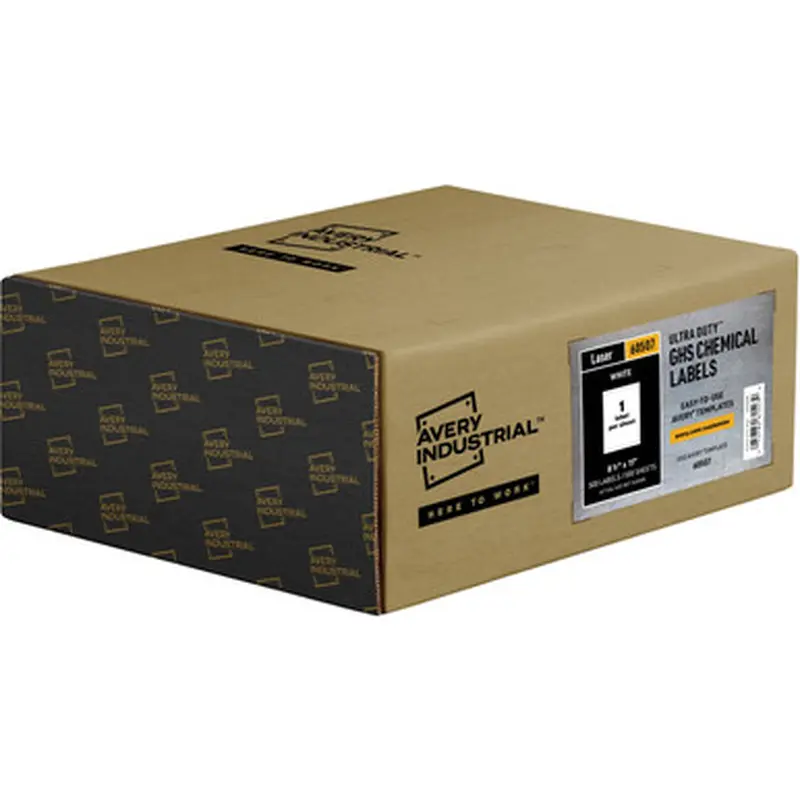 Avery 60507 UltraDuty Warning Label