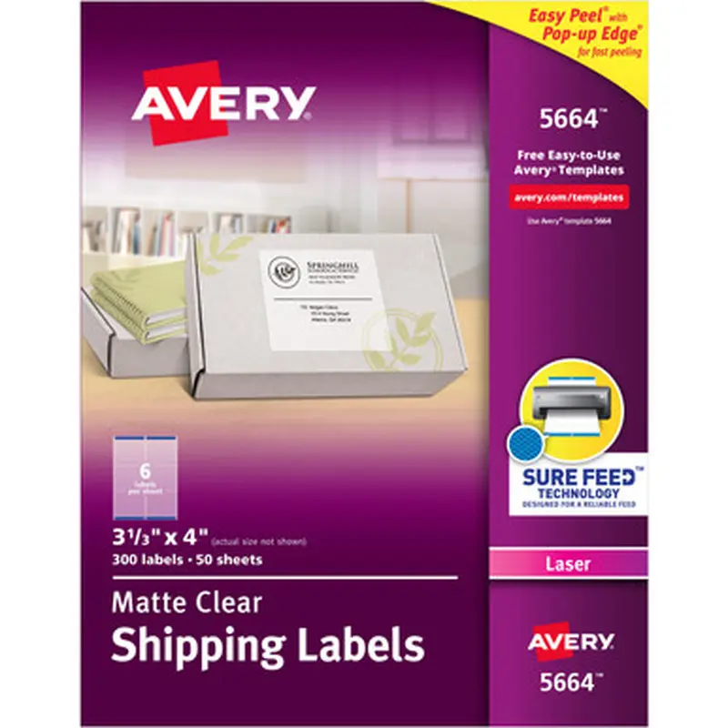 Avery 5664 Easy Peel Return Address Labels