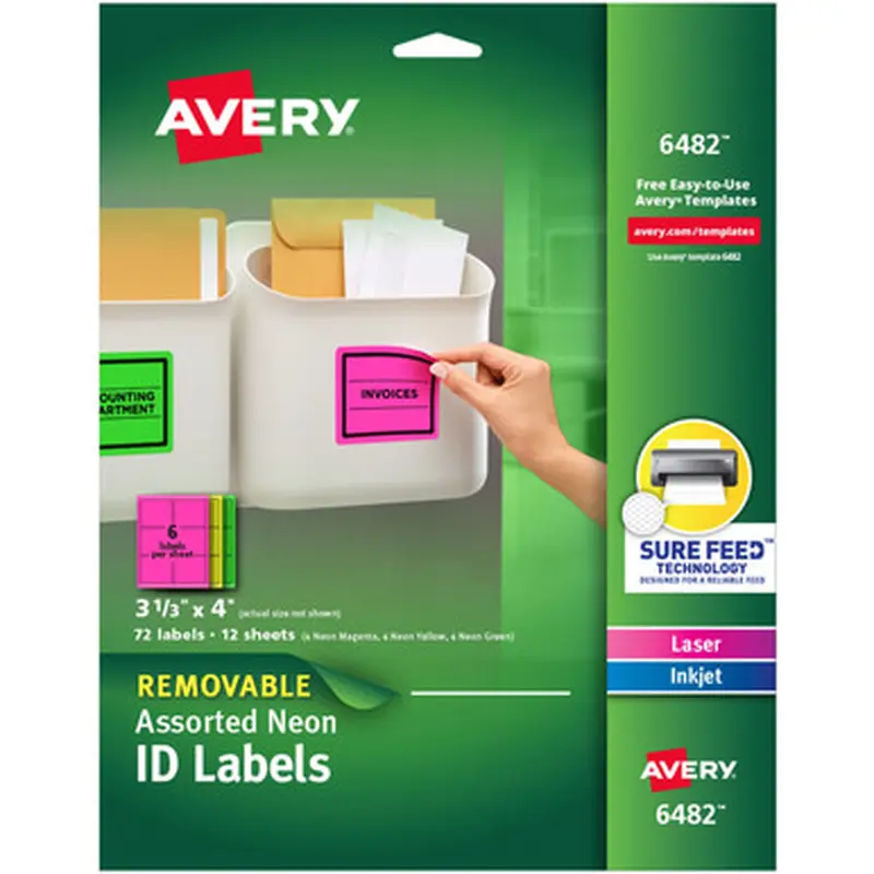 Avery 6482 Multipurpose Oval Labels
