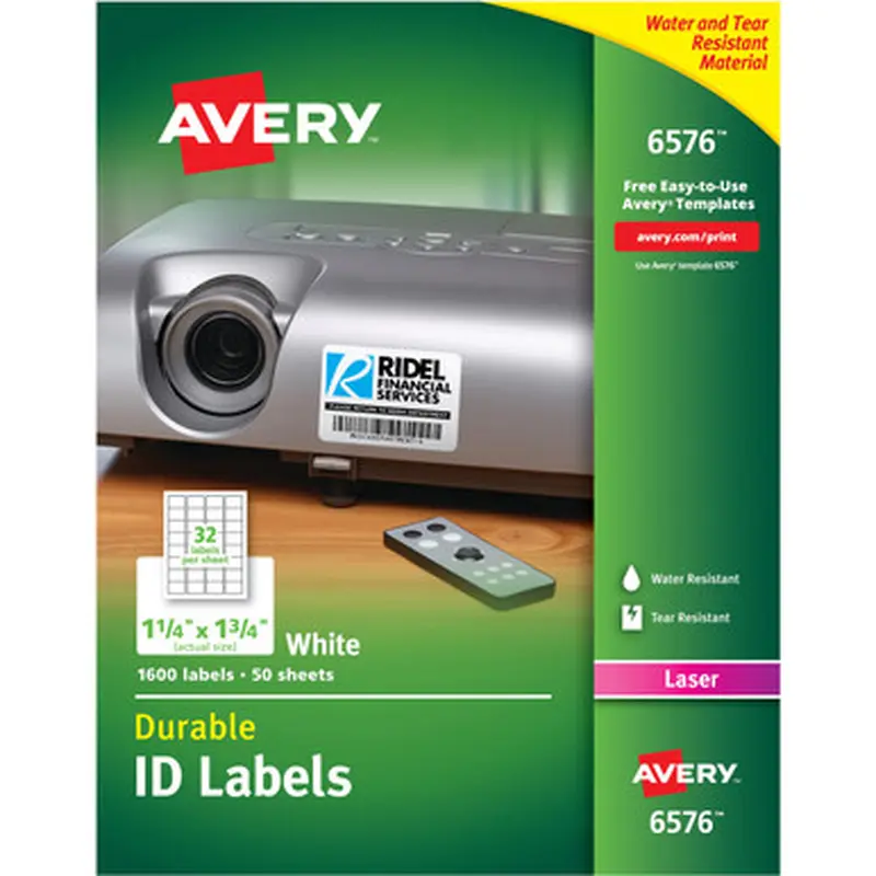 Avery 6576 TrueBlock ID Label