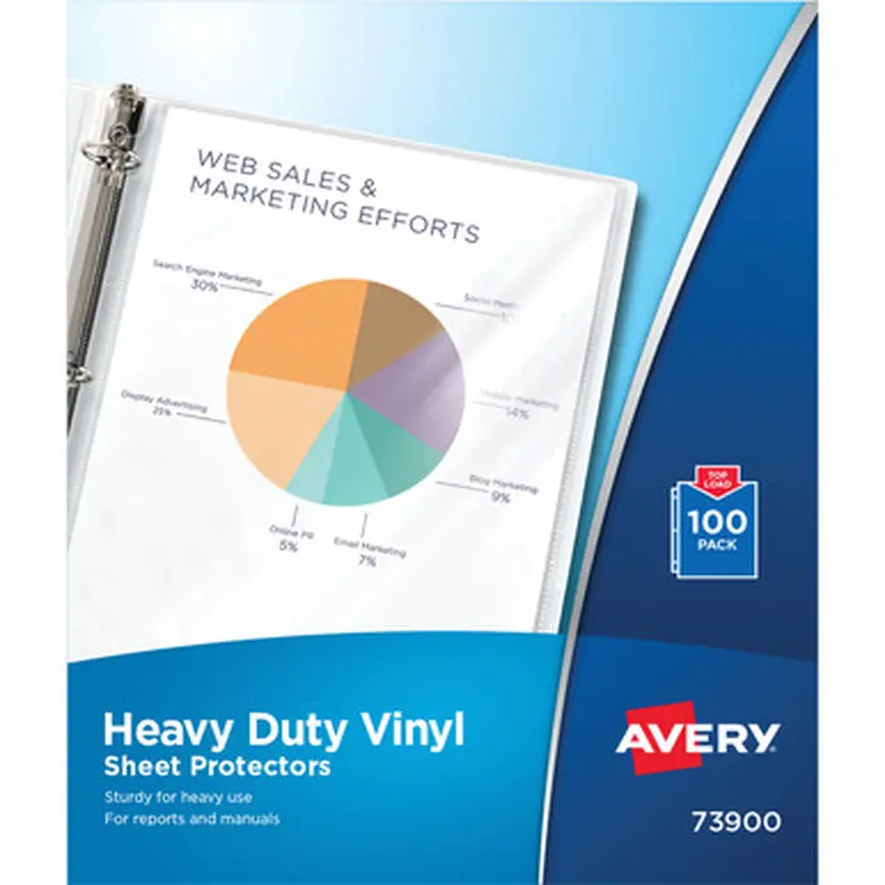 Avery SP119 Heavy-Duty Sheet Protectors