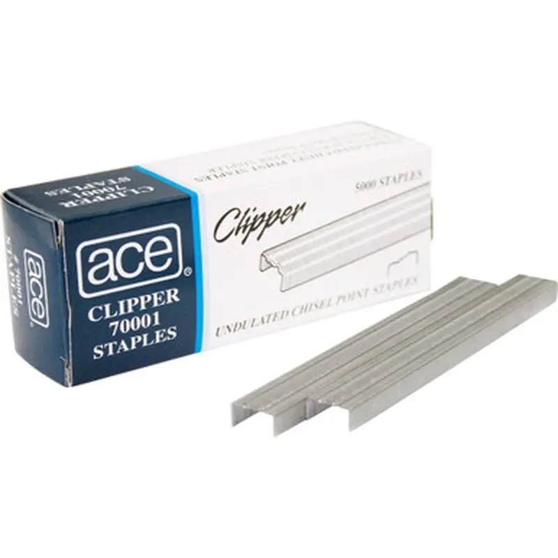 Advantus ACE70001 Ace Undulated Clipper Staples