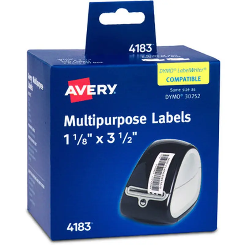 Avery 04183 Direct Thermal Roll Labels