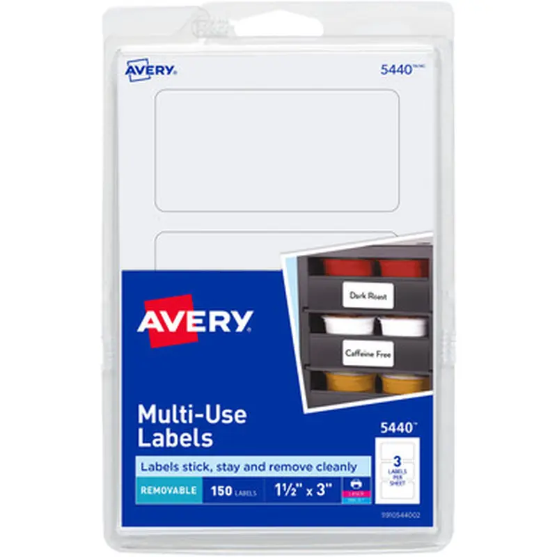 Avery 05440 Removable Labels