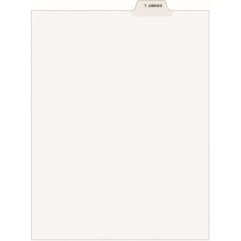 Avery 12385 Individual Bottom Tab Legal Dividers