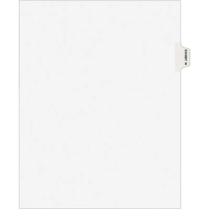 Avery 1393 Individual Legal Exhibit Dividers - Avery Style