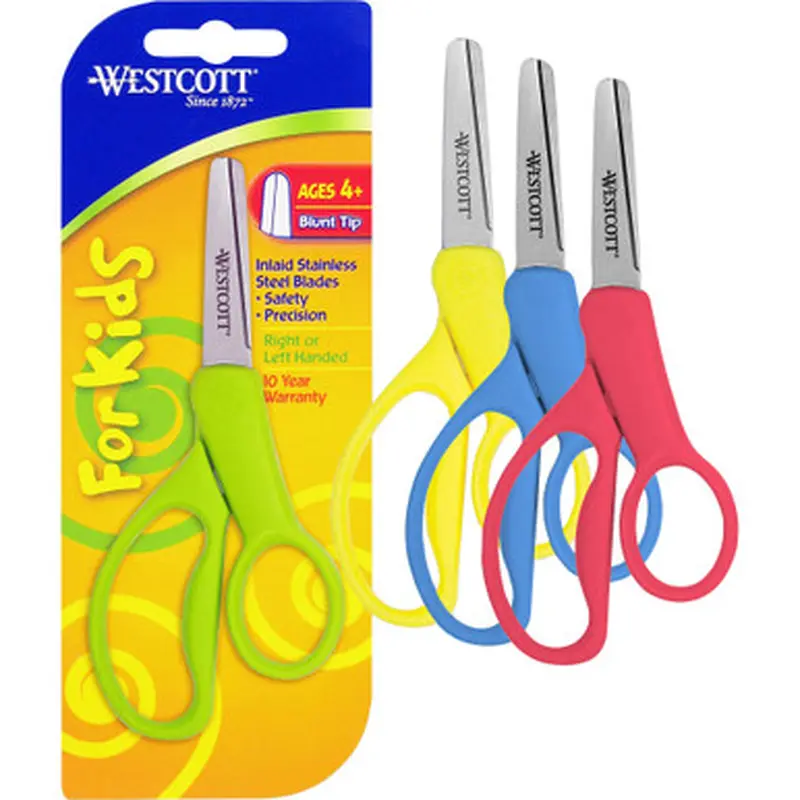 Westcott 13130 Junior Stainless Steel Blunt Tip Scissors