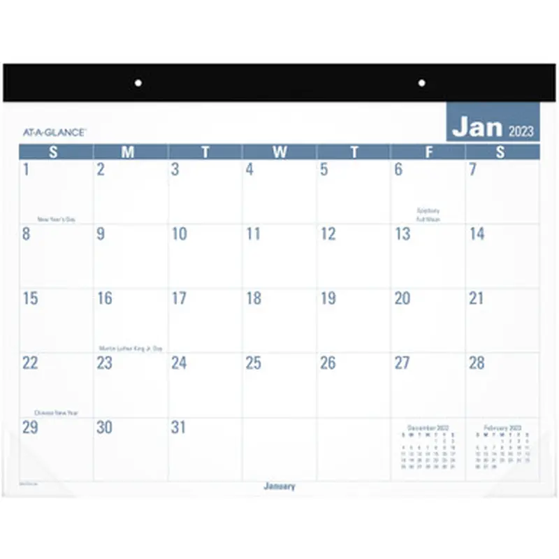 At-A-Glance SKLP2432 E-Z Read Monthly Desk Pad