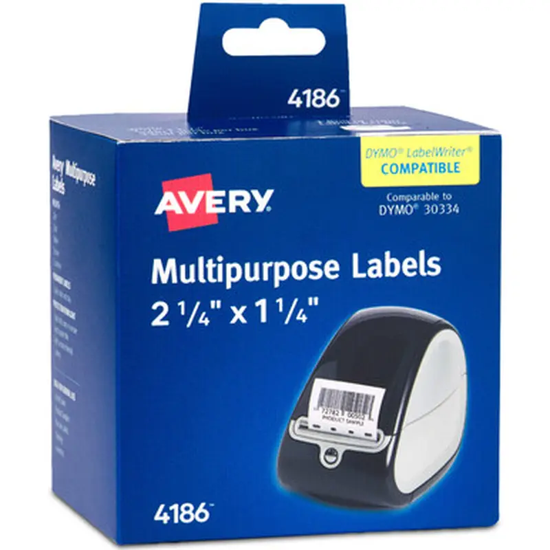 Avery 04186 Direct Thermal Roll Labels