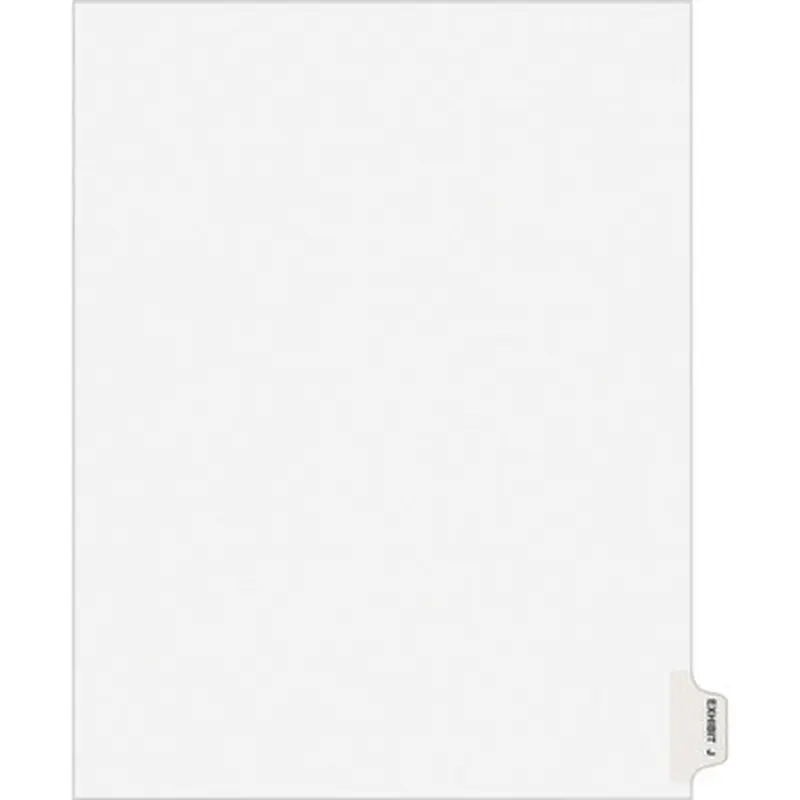 Avery 1380 Individual Legal Exhibit Dividers - Avery Style