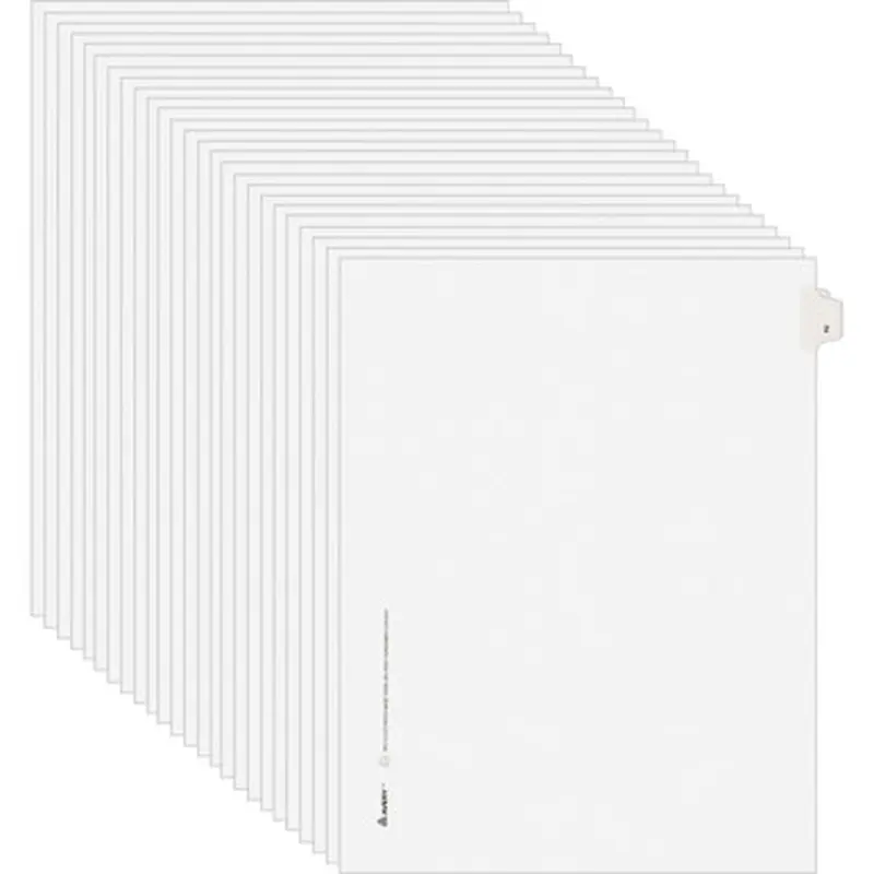 Avery LGLTS2 Individual Legal Exhibit Dividers - Avery Style - Unpunched