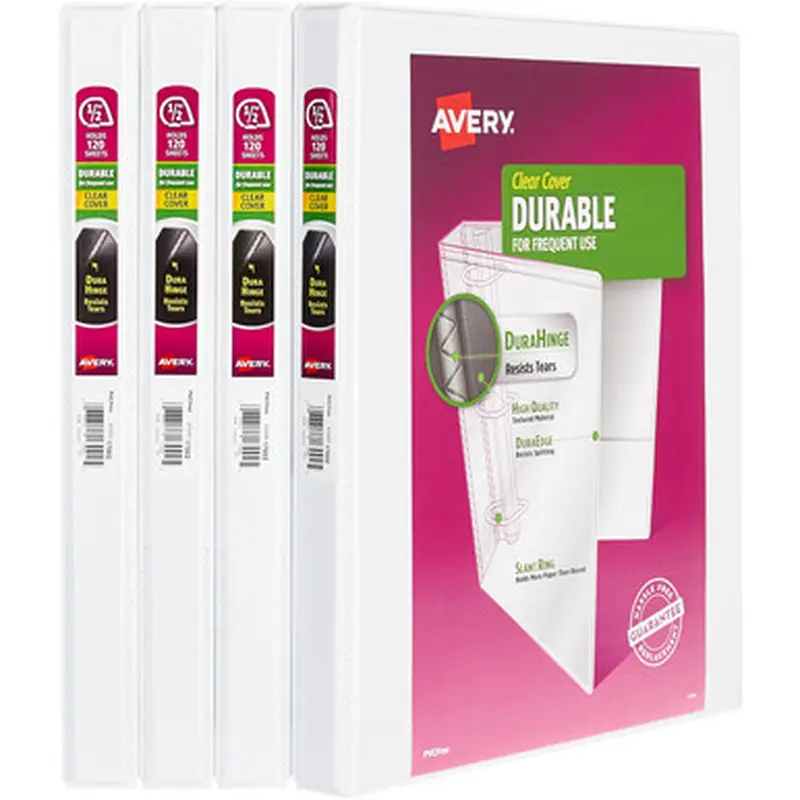 Avery 03362 Durable View 3 Ring Binders