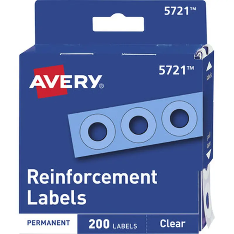 Avery 05721 Hole Reinforcement Label Rings