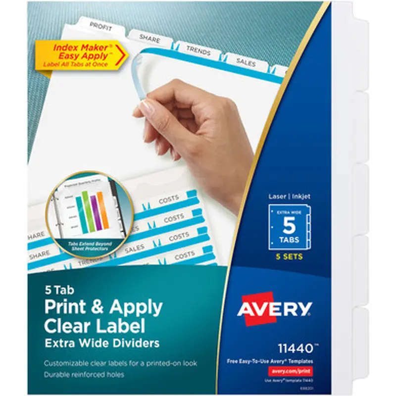 Avery 11440 Index Maker Index Divider