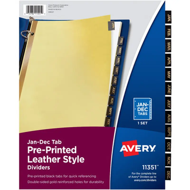 Avery 11351 Tab Divider
