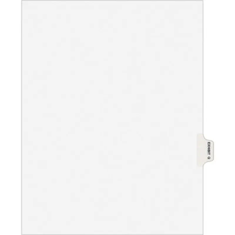Avery 1387 Individual Legal Exhibit Dividers - Avery Style