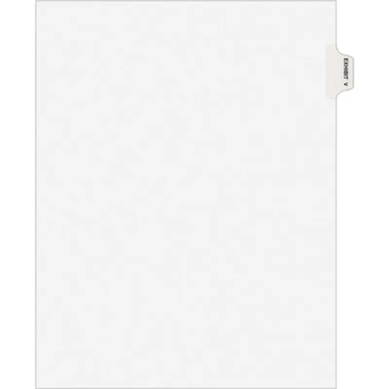 Avery 1392 Individual Legal Exhibit Dividers - Avery Style