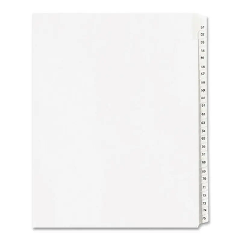 Avery 1703 Collated Legal Exhibit Dividers - Allstate Style