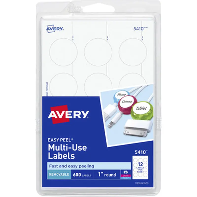 Avery R1616 Removable ID Labels