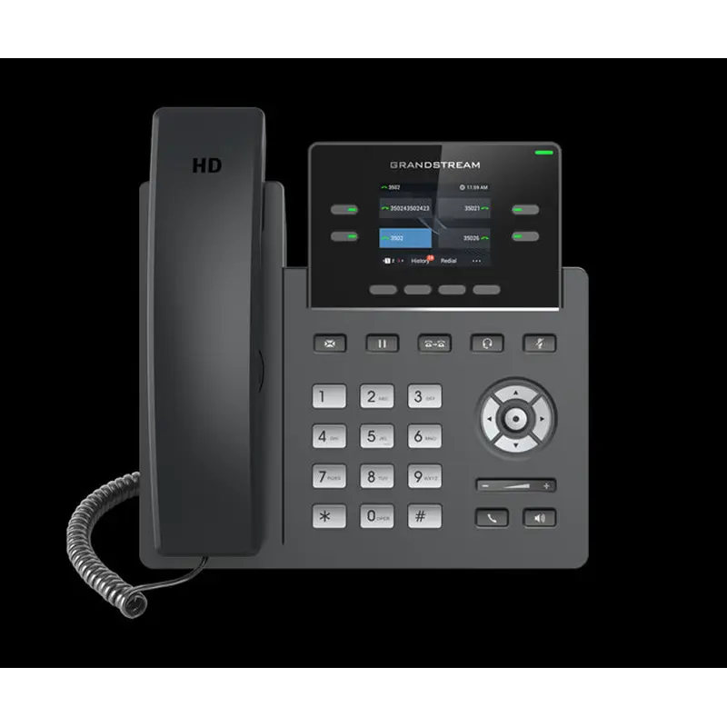 *LS* Grandstream GRP2612P 4 Line IP Phone, 2 SIP Accounts, 320x240 Colour Screen, HD Audio, Powerable Via POE