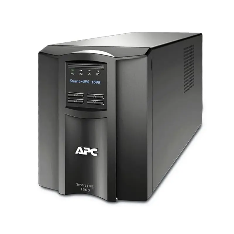 APC Smart-UPS 1500VA/1000W Line Interactive UPS, Tower, 230V/10A Input, 8x IEC C13 Outlets, Lead Acid Battery, SmartConnect Port SmartSlot, AVR, LCD