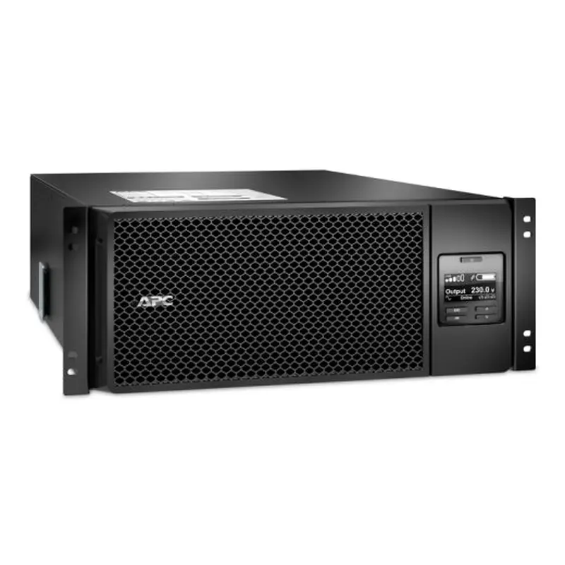APC Smart-UPS On-Line, 6kVA/6kW, Rackmount 4U, 230V, 6x C13 4x C19 IEC outlets, Network Card SmartSlot, Extended runtime, W/ rail kit