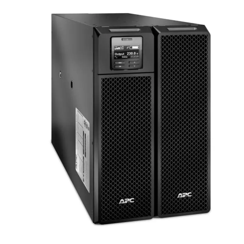 APC Smart-UPS On-Line, 10kVA/10kW, Rackmount 6U, 230V/400V, 4x 32A IEC outlets, Network Card SmartSlot, Extended runtime, W/ custom PDU, W/ rail kit