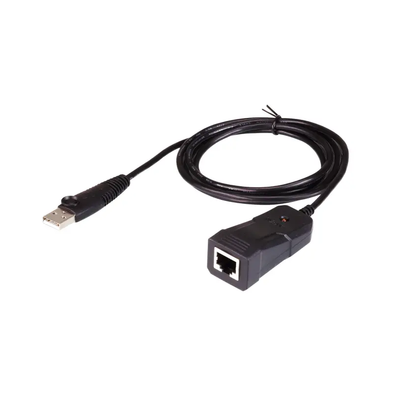 Aten USB to RJ-45 Serial (RS232) converter; Support Straight RJ45 Cable, 921.6 Kbps Data Transfer Rate; OS Compatibility: Windows, Mac, Linux