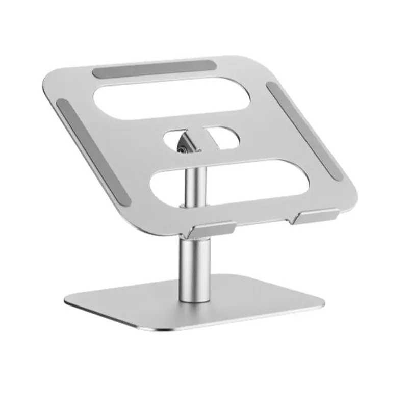 BrateckLPS03-19 ADJUSTABLE ALUMINUM LAPTOP RISER  For most 11'-15' laptops & tablets, Weight Capacity(per layer): 5kg (Silver) (LS)