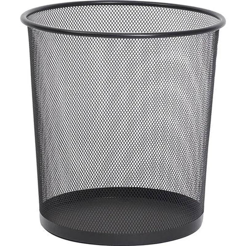Compass Round Mesh Bin 11 Litres Black