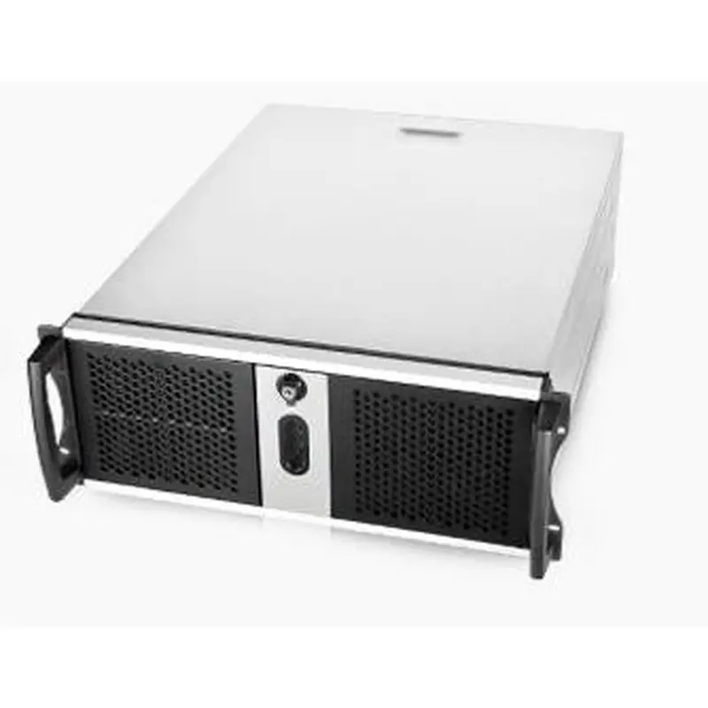 Chenbro RM42300 Black 4U Rackmount Case, No PSU, 2x USB 2.0, External 3x 5.25',Internal 4x 3.5', 1x Slim ODD Slot, 1x 120mm Fan