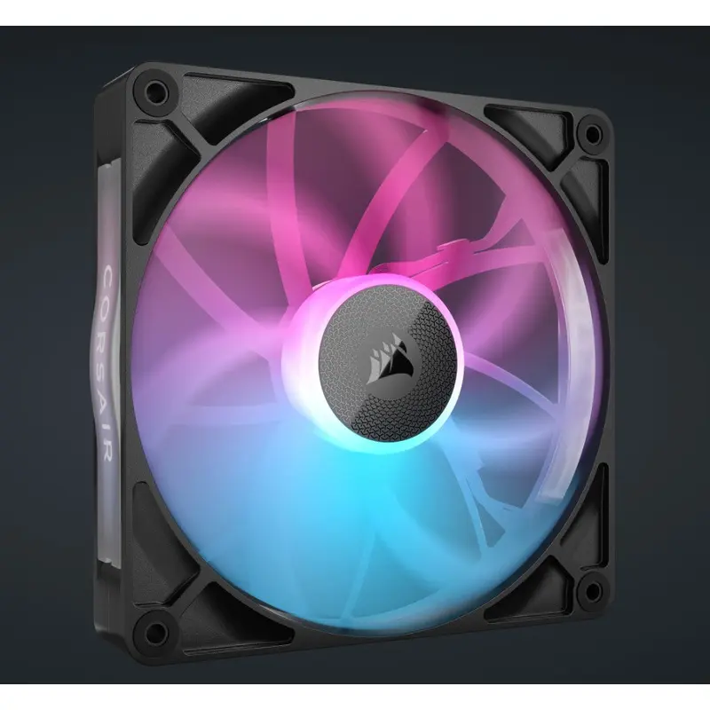 Corsair RX140 RGB Black, Single Fan PWM. AirGuide Magnetic Bearing. High Airflow and Efficient. Case Black Fan