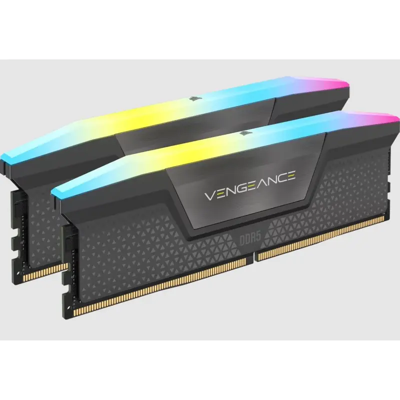 Corsair VENGEANCE RGB 64GB (2x32GB) DDR5 DRAM 6000MT/s CL30 AMD EXPO & Intel XMP Memory Kit