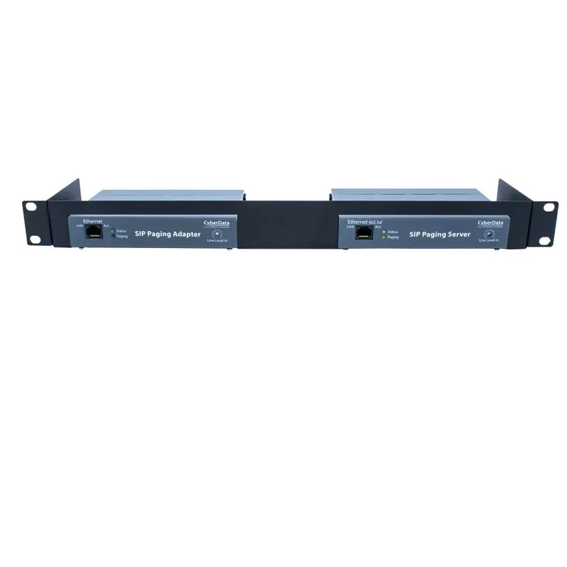 Cyberdata 011093 1U Server Rack Mount, Standard 19-inch rack mounting option enables CyberData's SIP gateways and adapters to be mounted in a server