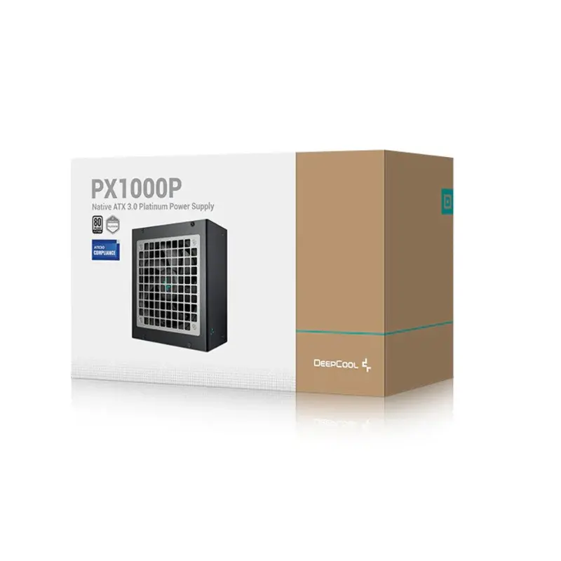 DeepCool PX1000P 1000W 80  Platinum/Cybenetics ATX Power Supply, 120mm Fan, Japanese Capacitors, Semi-Digital, Interleaved PFC, Full-Bridge & LLC   DC