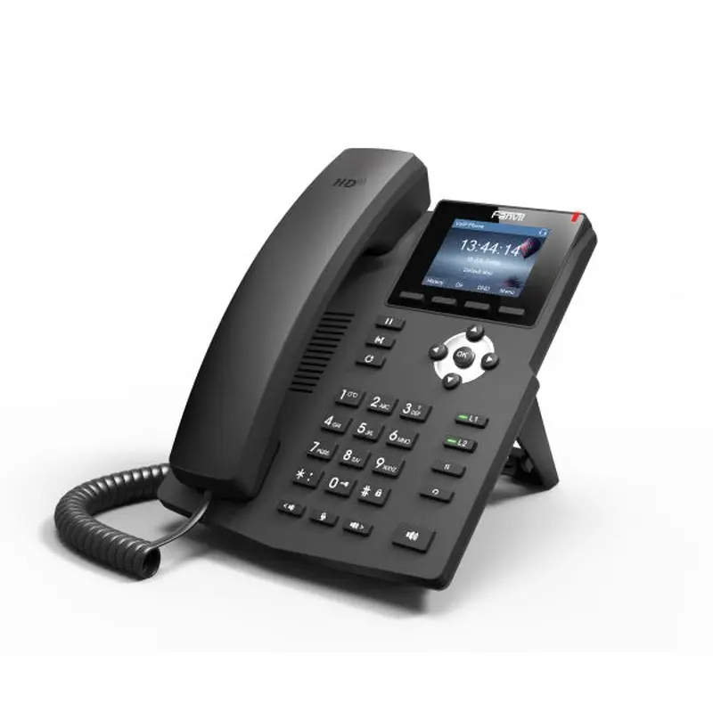 Fanvil X3SP Enterprise IP Phone - 2.4' Colour Screen, 2 Lines, No DSS Buttons, Dual 10/100 NIC