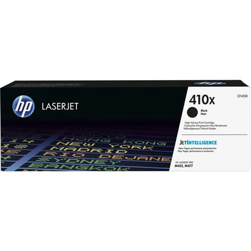 HP 410X LaserJet Toner Cartridge High Yield Black CF410X