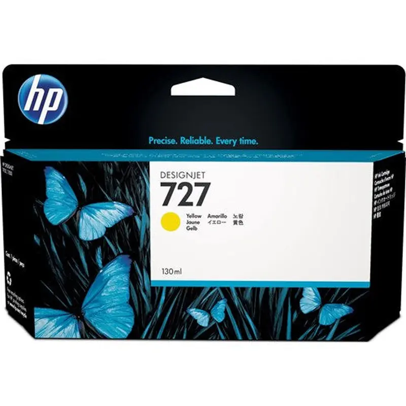 HP B3P21A - 727 Ink Cartridge Yellow