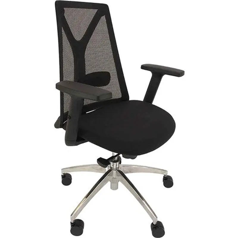 K2 NTR Anchor Executive Chair High Mesh Back With Arms Fabric Seat Black
