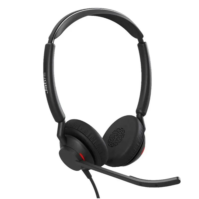 Jabra Engage 50 II UC Stereo Corded USB-C Headset Link, Best Headset for Clear Customer Calls, Lightweight, Hearing Protection, Smartringer, Busylight