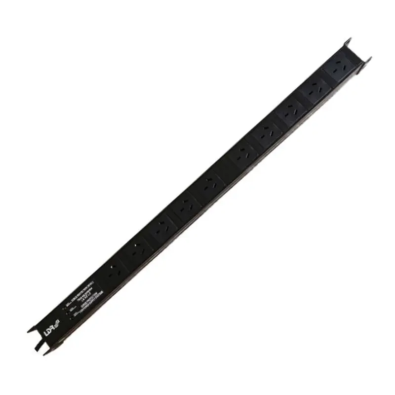 LDR 10-Port 10A Power Distribution Unit AU Approved - 10x 3-Pin AU/NZ Outlets/Slots - 1U Vertical Mount