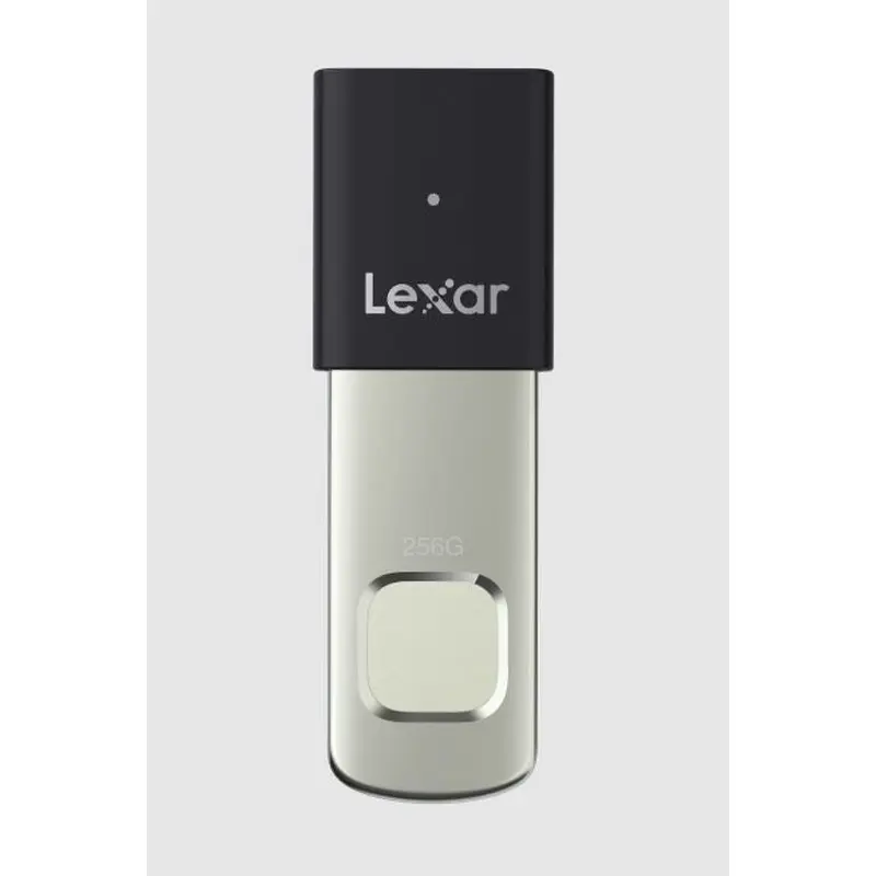 Lexar F35 PRO 256GB JumpDrive Fingerprint USB 3.2 Gen 1, up to 400MB/s read, 350MB/s write  transfer content between your USB Type-CTM and Type-A devi