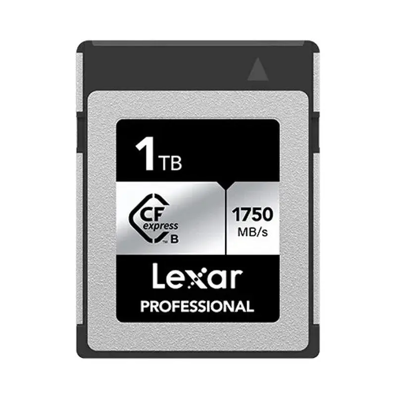Lexar Professional CFexpress Type B card Silver Series 1TBUp to 1750MB/S read, up to 1300MB/s write,minimum sustained write speed 850MB/s1