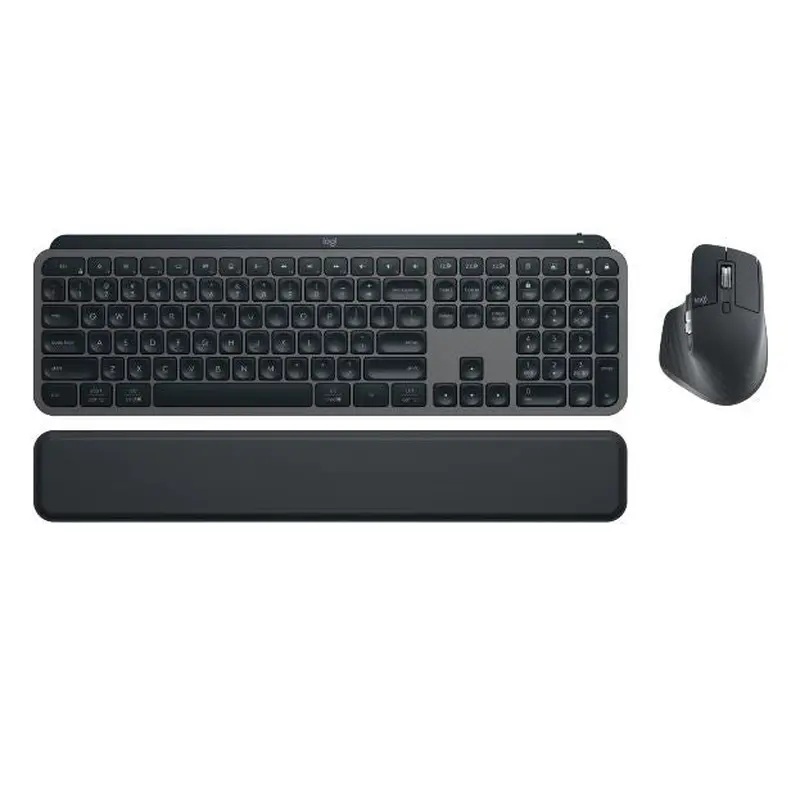 Logitech MX KEYS S COMBO Performance Combo: MX Master 3S, MX Keys S & MX Palm Rest 8000 DPI (Graphite)