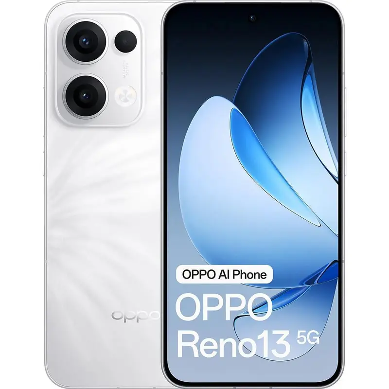 Oppo Reno13 5G - Plume White (CPH2689AU White) *AU STOCK*,6.6',Full HD ,12GB/256GB,50MP/50MP,Dual Sim,5600mAh, 2 Years Warranty