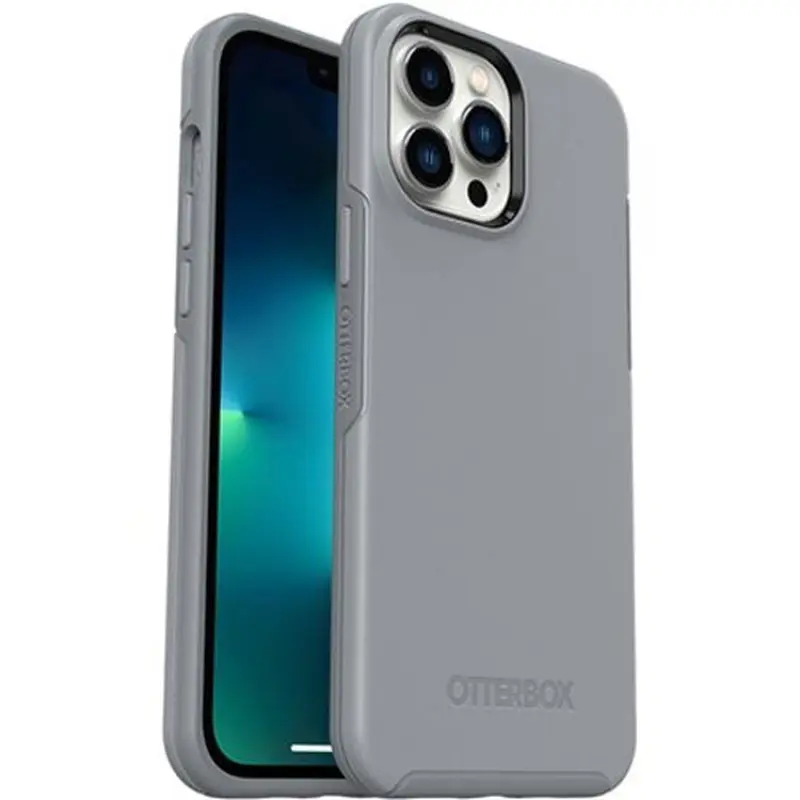 OtterBox Symmetry Apple iPhone 13 Pro Max / iPhone 12 Pro Max Case Resilience Grey - (77-83488), DROP  3X Military Standard, 7 Years Warranty