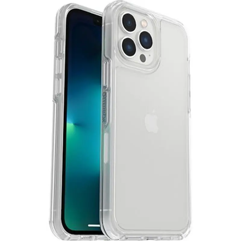 OtterBox Symmetry Clear Apple iPhone 13 Pro Max / iPhone 12 Pro Max Case Clear - (77-83505), DROP  3X Military Standard, 7 Years Warranty