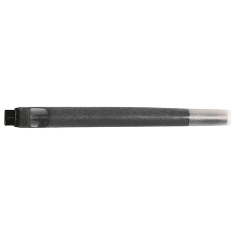 Parker Quink Fountain Pen Ink Refill Long Cartridge Black Pack of 5